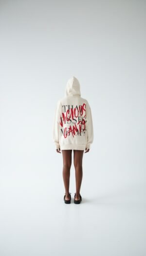 hoodie beige vicious candy