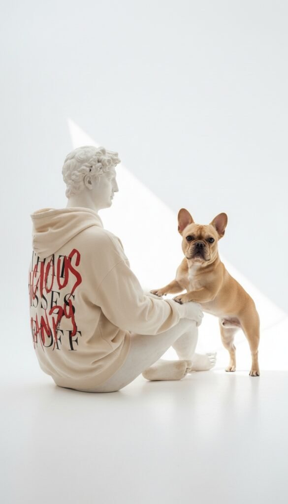 hoodie beige vicious candy
